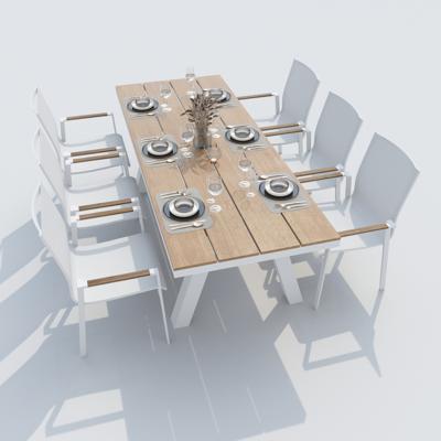 Стол IDEAL PATIO Стол обеденный МИРРА 220 см белый арт. MRR.2120522
