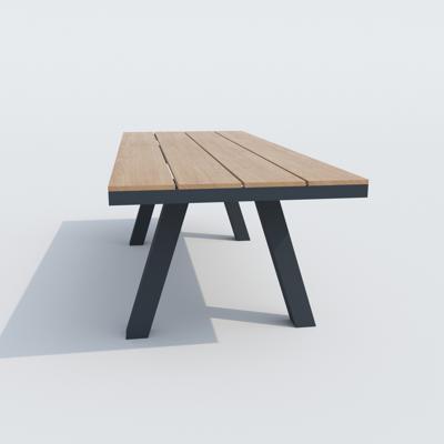 Стол IDEAL PATIO Стол обеденный МИРРА 220 см карбон арт. MRR.2110522