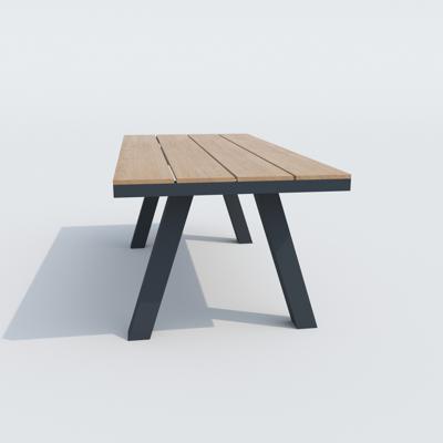 Стол IDEAL PATIO Стол обеденный МИРРА 180 см карбон арт. MRR.2110518