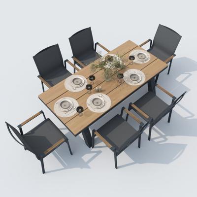 Стол IDEAL PATIO Стол обеденный МИРРА 180 см карбон арт. MRR.2110518