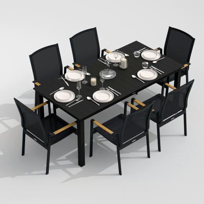 Стол IDEAL PATIO Стол обеденный ДОЛЛА 180 см карбон арт. DLL.2110418