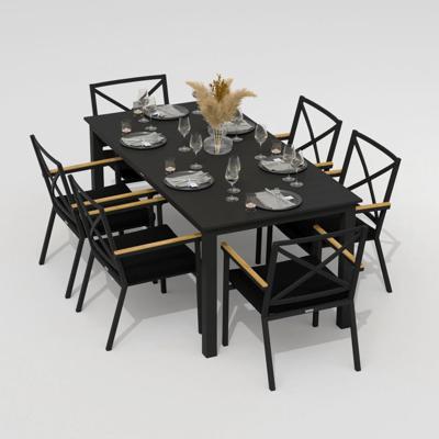 Стол IDEAL PATIO Стол обеденный ДОЛЛА 180 см карбон арт. DLL.2110418