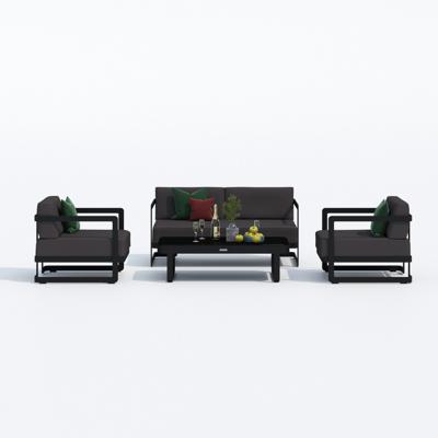 Лаунж зона IDEAL PATIO Лаунж зона СИЛЕНА антрацит - каркас карбон арт. SLN.1015002