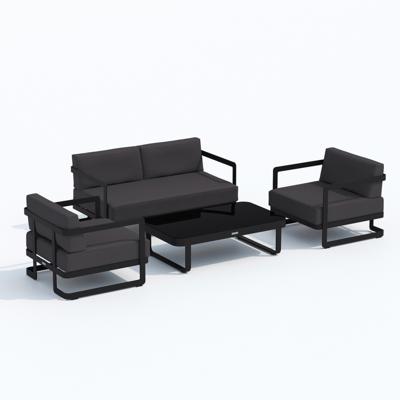 Лаунж зона IDEAL PATIO Лаунж зона СИЛЕНА антрацит - каркас карбон арт. SLN.1015002