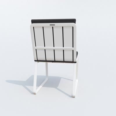 Обеденная группа IDEAL PATIO Обеденная группа ДИВА ГИРА  каркас белый / стол стекло диа 110 / ткань антрацит арт. DVA.2023511