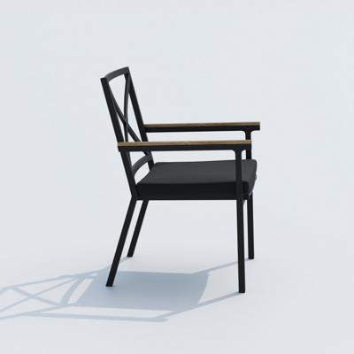 Стул IDEAL PATIO Стул ФЕСТА черный - каркас карбон арт. FST.2416000