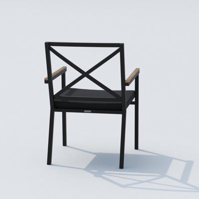 Стул IDEAL PATIO Стул ФЕСТА черный - каркас карбон арт. FST.2416000
