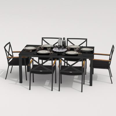 Стул IDEAL PATIO Стул ФЕСТА черный - каркас карбон арт. FST.2416000
