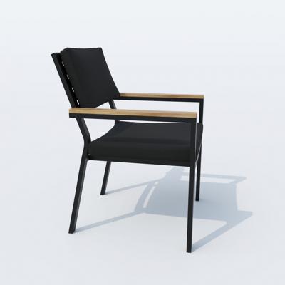 Стул IDEAL PATIO Стул БОНТА черный - каркас карбон арт. BNT.2416000