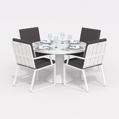 Стол IDEAL PATIO Стол круглый обеденный ДИВА белый арт. DVA.2120311