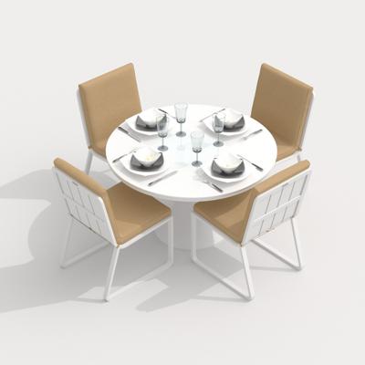 Стол IDEAL PATIO Стол круглый обеденный ДИВА белый арт. DVA.2120311