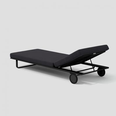 Мебель IDEAL PATIO Шезлонг КОСТА на колесах антрацит - каркас карбон арт. CST.3015000