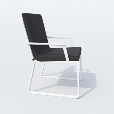 Стул IDEAL PATIO Стул АЛЬБА антрацит - белый каркас арт. ALB.2425000