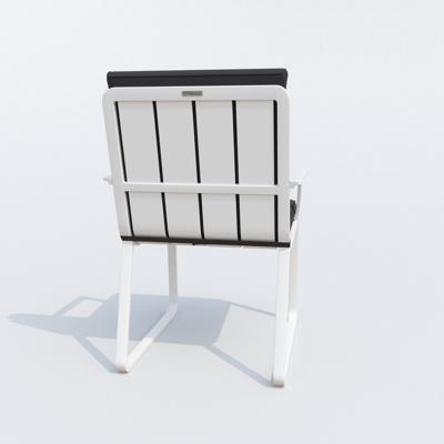 Стул IDEAL PATIO Стул АЛЬБА антрацит - белый каркас арт. ALB.2425000