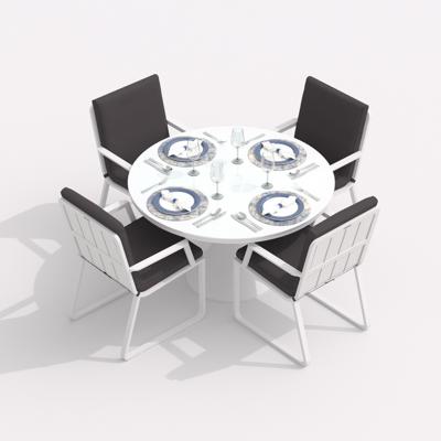 Стул IDEAL PATIO Стул АЛЬБА антрацит - белый каркас арт. ALB.2425000