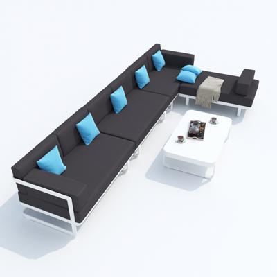 Лаунж зона IDEAL PATIO Лаунж зона угловая ТЕСОРА антрацит - белый каркас арт. TSR.1025004
