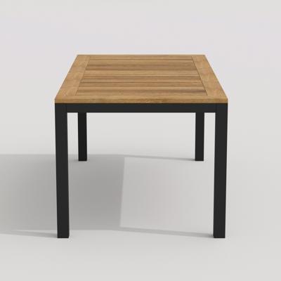Обеденная группа IDEAL PATIO Обеденная группа ТЕЛЛА  ФЕСТА  каркас карбон / стол тик 180 / ткань черная арт. TLL.2014618