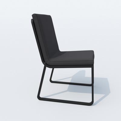 Обеденная группа IDEAL PATIO Обеденная группа ТЕЛЛА  ГИРА  каркас карбон / стол тик 220 / ткань антрацит арт. TLL.2013522
