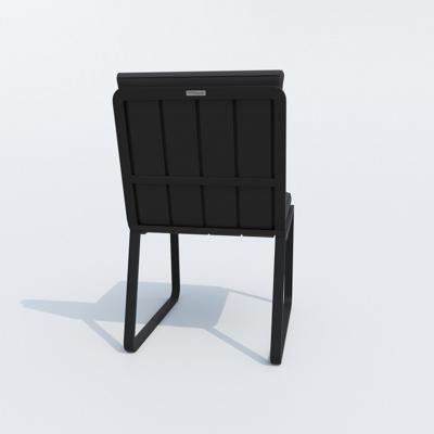 Обеденная группа IDEAL PATIO Обеденная группа ТЕЛЛА  ГИРА  каркас карбон / стол тик 220 / ткань антрацит арт. TLL.2013522