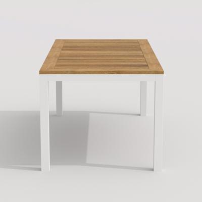Обеденная группа IDEAL PATIO Обеденная группа ТЕЛЛА  АЛЬБА  каркас белый / стол тик 180 / ткань бежевая арт. TLL.2022218