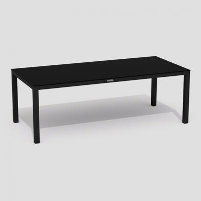 Обеденная группа IDEAL PATIO Обеденная группа КАНА ФЕСТА  каркас карбон / стол стекло 220 / ткань антрацит арт. CAN.2014522