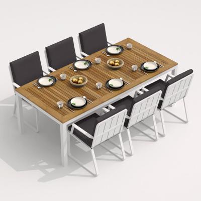 Стол IDEAL PATIO Стол обеденный ТЕЛЛА  из тика 200x100 белый арт. TLL.2120120