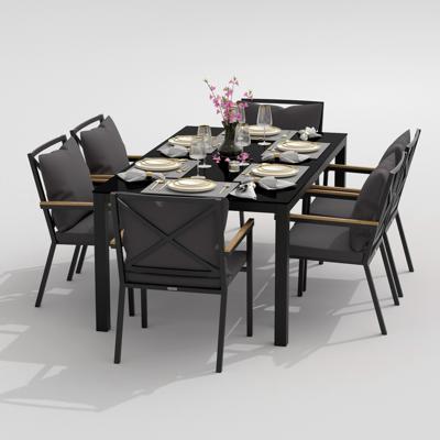 Стол IDEAL PATIO Стол обеденный КАНА карбон 180x90 арт. CAN.2110218