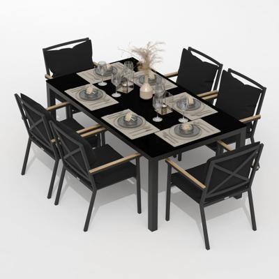 Стол IDEAL PATIO Стол обеденный КАНА карбон 180x90 арт. CAN.2110218
