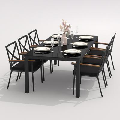 Стол IDEAL PATIO Стол обеденный КАНА карбон 200x100 арт. CAN.2110220