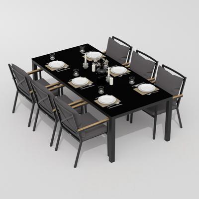 Стол IDEAL PATIO Стол обеденный КАНА карбон 200x100 арт. CAN.2110220