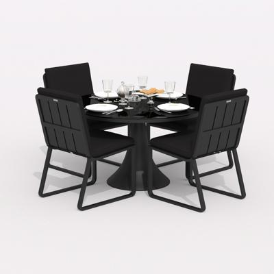 Стол IDEAL PATIO Стол круглый обеденный ДИВА карбон арт. DVA.2110211