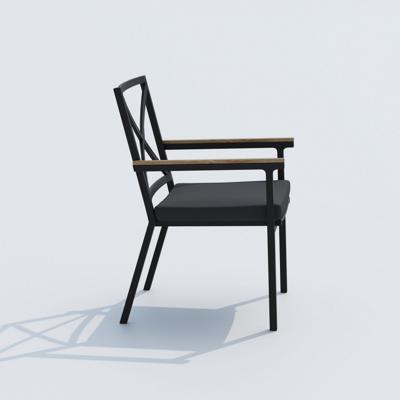 Стул IDEAL PATIO Стул ФЕСТА антрацит - каркас карбон арт. FST.2415000