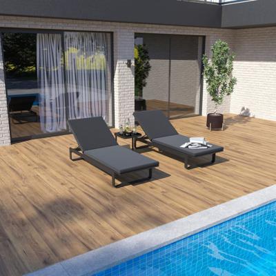 Мебель IDEAL PATIO Шезлонг ЛЕТТО антрацит - каркас карбон арт. LTT.3015000