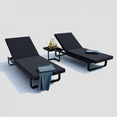 Мебель IDEAL PATIO Шезлонг ЛЕТТО антрацит - каркас карбон арт. LTT.3015000