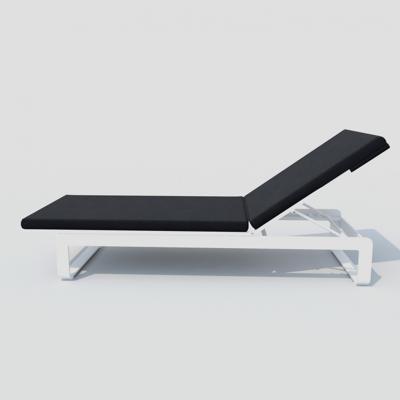 Мебель IDEAL PATIO Шезлонг ЛЕТТО антрацит - белый каркас арт. LTT.3025000