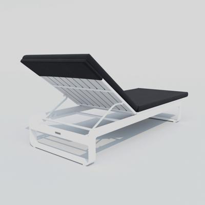 Мебель IDEAL PATIO Шезлонг ЛЕТТО антрацит - белый каркас арт. LTT.3025000