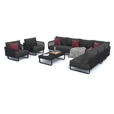 Лаунж зона IDEAL PATIO Лаунж зона угловая БЕЛЛИСА С модульная маренго арт. BLS.1017004S
