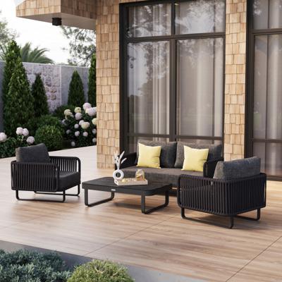 Лаунж зона IDEAL PATIO Лаунж зона БЕЛЛИСА С с двухместным диваном - маренго арт. BLS.1017002S