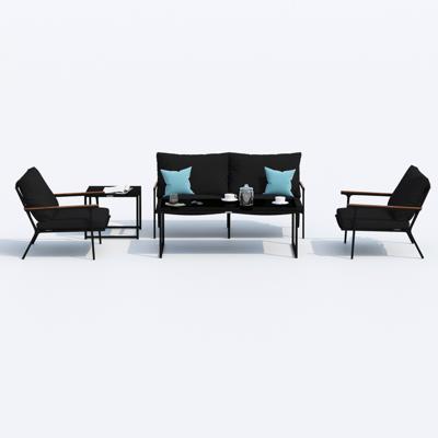 Лаунж зона IDEAL PATIO Кресло ФЕСТА черное арт. FST.1116000