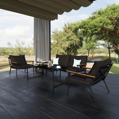 Лаунж зона IDEAL PATIO Кресло ФЕСТА черное арт. FST.1116000