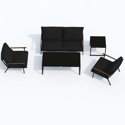 Лаунж зона IDEAL PATIO Кресло ФЕСТА черное арт. FST.1116000