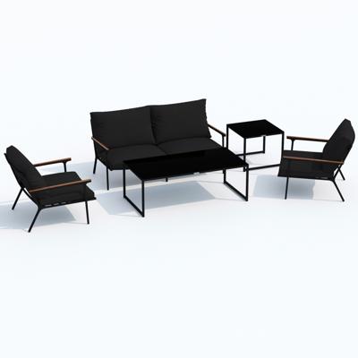 Лаунж зона IDEAL PATIO Кресло ФЕСТА черное арт. FST.1116000