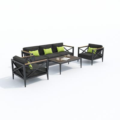Лаунж зона IDEAL PATIO Лаунж зона ВЕРИТА темно-серая - каркас карбон арт. VRT.1017003