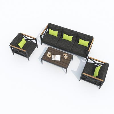 Лаунж зона IDEAL PATIO Лаунж зона ВЕРИТА темно-серая - каркас карбон арт. VRT.1017003
