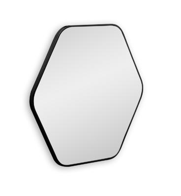 Зеркало Art-Zerkalo Hexagon M Black Зеркало в тонкой раме Smal арт. SM155BL