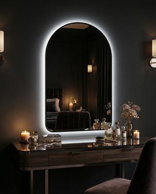 Зеркало Art-Zerkalo Arch M LED Black Зеркало в раме с подсветкой арт. SM120LBL