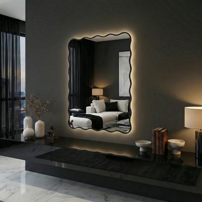 Зеркало Art-Zerkalo Fancy LED Black Зеркало в раме с подсветкой арт. SM194LBL
