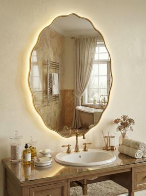 Зеркало Art-Zerkalo Fancy Oval LED Gold Зеркало в раме с подсветкой арт. SM193LGL