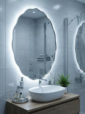 Зеркало Art-Zerkalo Fancy Oval LED Silver Зеркало в раме с подсветкой арт. SM193LSL