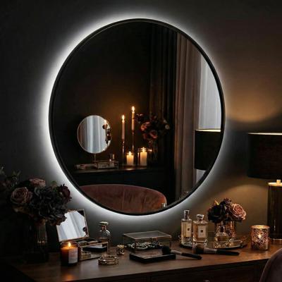 Зеркало Art-Zerkalo Ala M LED Black Зеркало в раме с подсветкой арт. SM002LBL